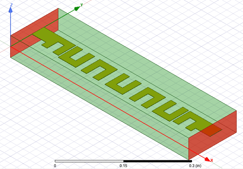 stripline 26GHz filter