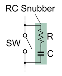 Basic RC snubber circuit