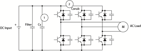 Inverter in motor driver circuit 